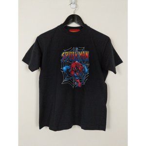 Authentic 2003 Marvel The Amazing Spider-Man T Shirt Boys Youth Large Black